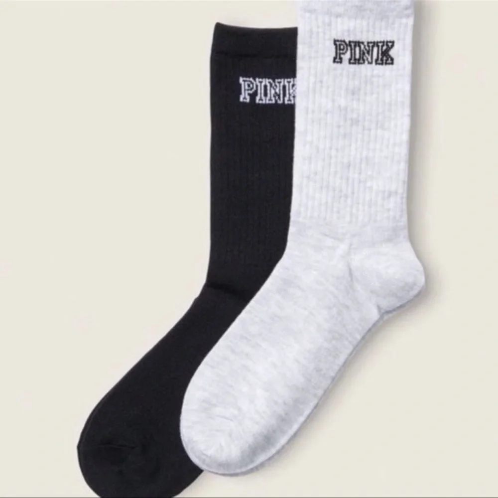 PINK VS (5) CREW SOCKS